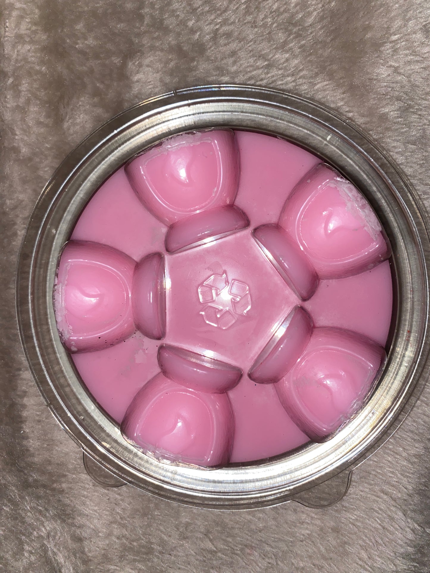 Wax Burner Round Clamshell