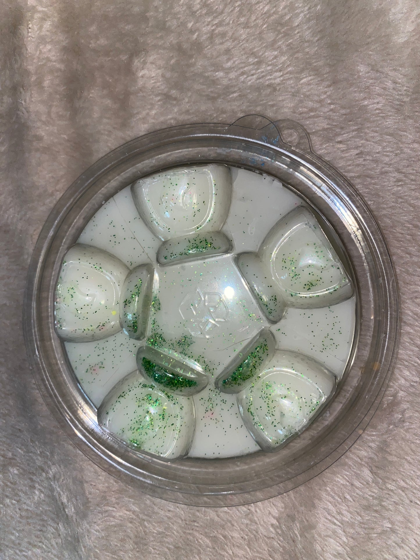 Wax Burner Round Clamshell