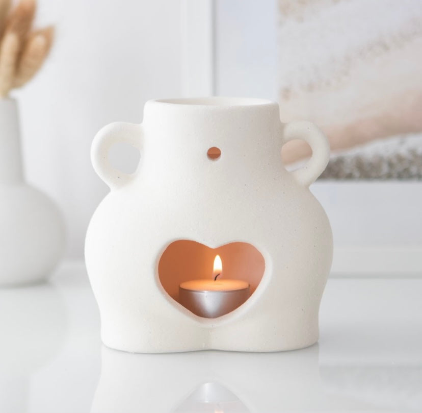 Cream Speckle Bum Wax / Oil Burner